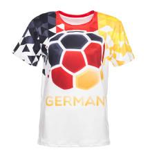 Shein Letter Print Color Block Tee