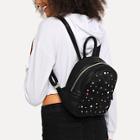 Shein Rhinestone Decor Zipper Backpack