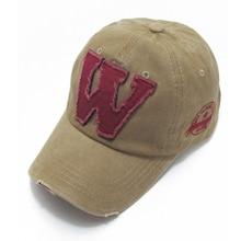 Shein Men Frayed Letter Baseball Cap