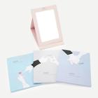 Shein Random Color Letter Print Folding Makeup Mirror 1pack