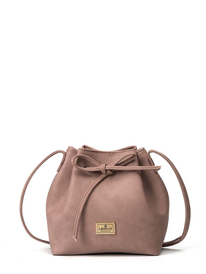 Shein Drawstring Tie Bucket Bag