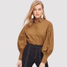 Shein Drop Shoulder Solid Shirt