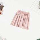 Shein Girls Contrast Waistband Pleated Skirt