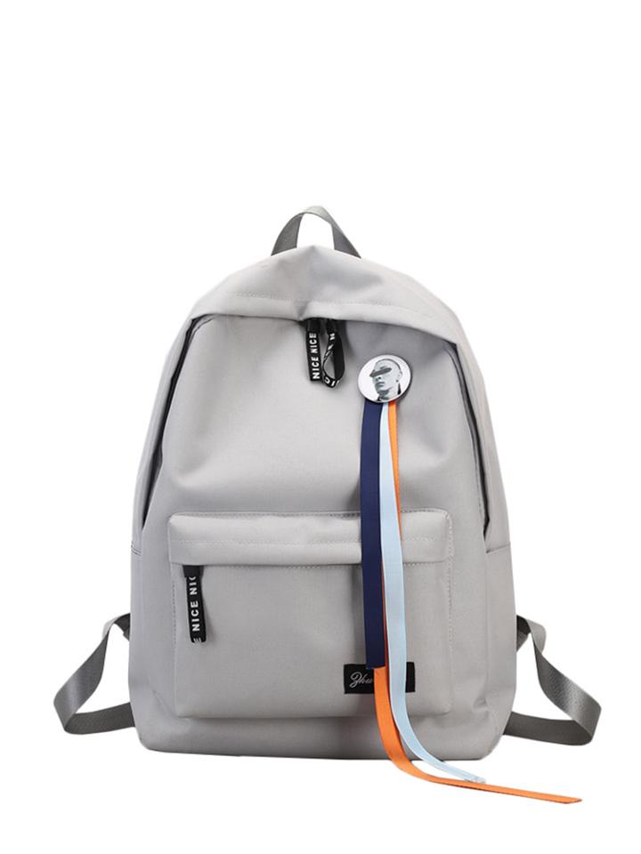 Shein Color Block Ribbon Backpacks