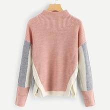 Shein Side Slit Colorblock Jumper