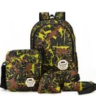 Shein Men Camouflage Print Backpack With Crossbody 4pcs