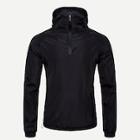 Shein Men Solid Quarter Zip Hooded Anorak Jacket