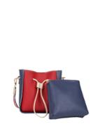 Shein Color Block Pu Combination Bag 2pcs