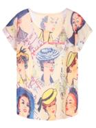 Shein Avatar Print Dolman Sleeve T-shirt
