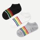 Shein Striped Ankle Socks 3pairs
