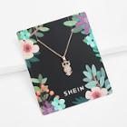 Shein Owl Design Pendant Necklace