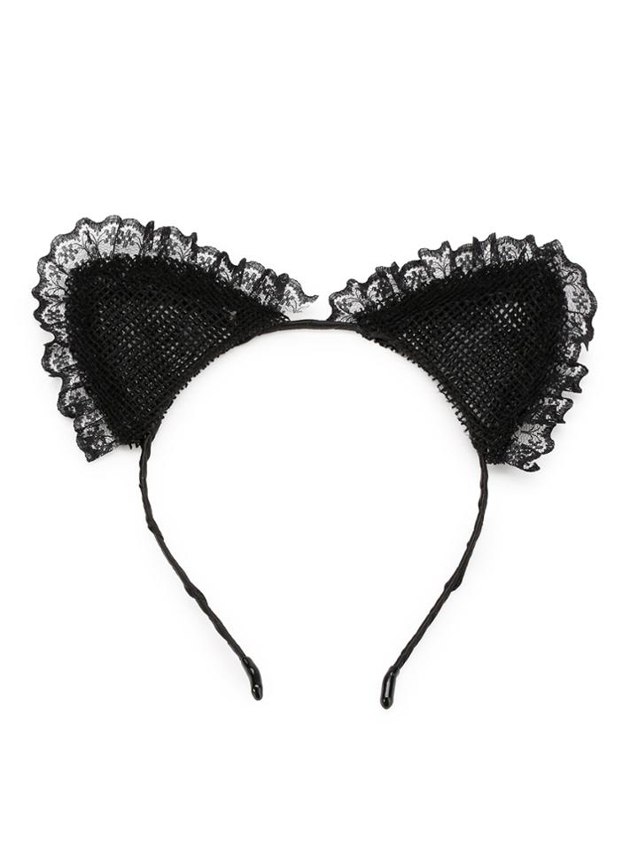 Shein Lace Trim Cute Ear Headband