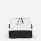 Shein Two Tone Detail Metal Deer Shoulder Bag