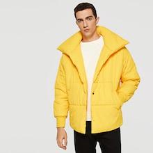 Shein Men Single Press Button Coat