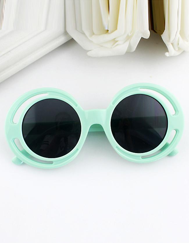 Shein Multicolor Wrap Acetate Frame Sunglasses