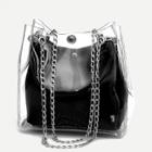 Shein Clear Chain Tote Bag With Inner Pouch