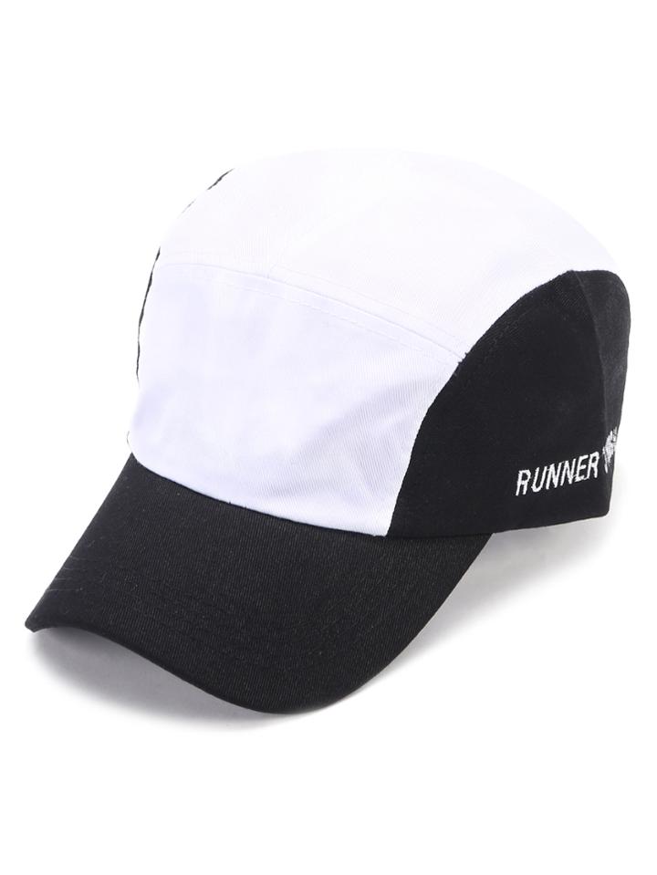 Shein Black And White Outdoor Baseball Cap