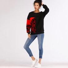 Shein Floral Print Drop Shoulder Sweatshirt