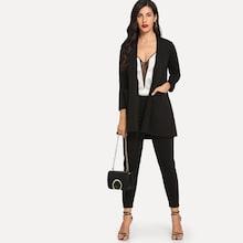 Shein Solid Pocket Top & Pants