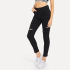 Shein Ripped Front Skinny Jeans