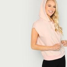 Shein Cap Sleeve Hoodie