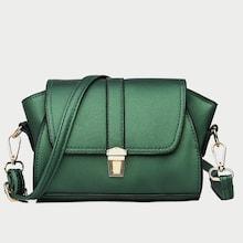 Shein Metallic Detail Flap Bag
