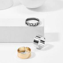 Shein Hollow Detail Ring Set 3pcs