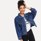 Shein Button Through Denim Jacket