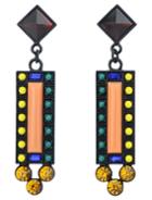 Shein Multicolor Bead Gemstone Earrings