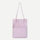 Shein Plain Pocket Front Tote Bag