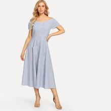 Shein Off-shoulder Pocket Dress