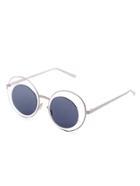 Shein Silver Tone Grey Lens Sunglass