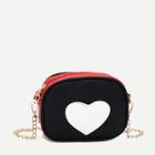 Shein Kids Heart Patch Chain Bag