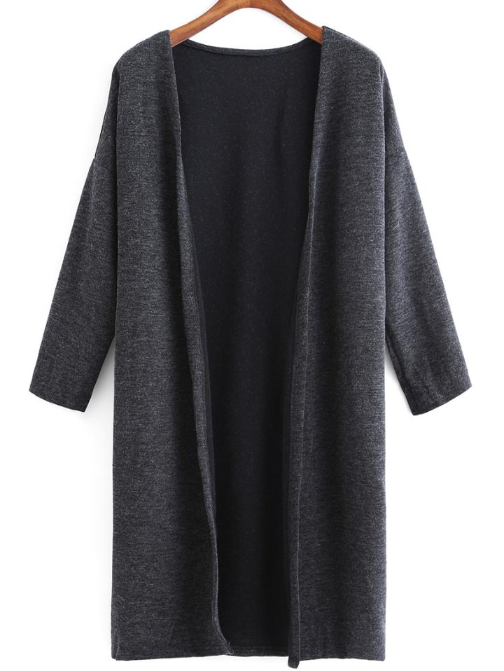 Shein Long Sleeve Loose Coat