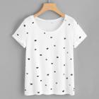 Shein Allover Cat Print T-shirt