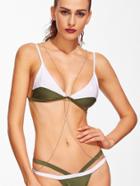Shein Silver Ring Accent Body Chain