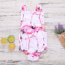 Shein Girls Flamingos Print Romper
