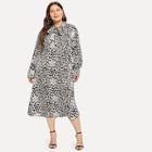 Shein Plus Leopard Print Dress