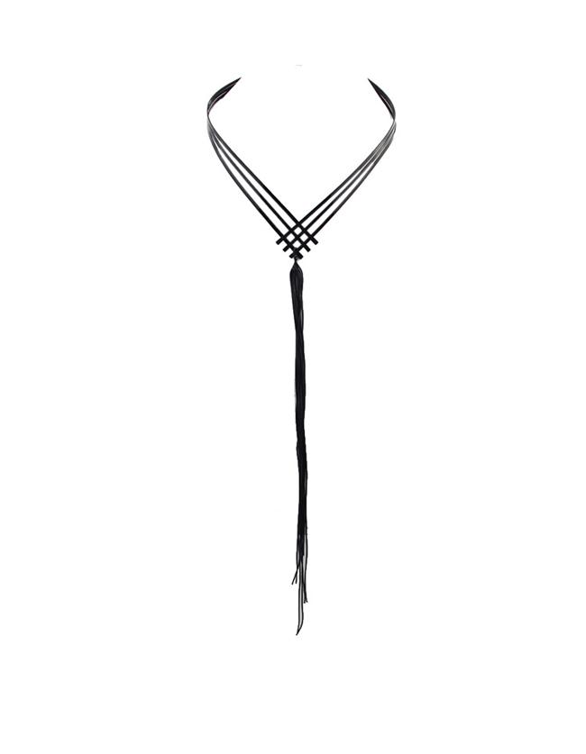 Shein Black Simple Collar Necklace