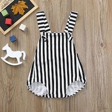 Shein Girls Striped Jumpsuit