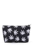Shein Maple Leaf Print Zipper Pouch