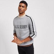Shein Men Striped Letter Print Pullover