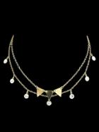 Shein Gold Ethnic Multi-layer Choker Necklace