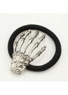 Rosewe Silver Skeleton Hands Decorated Hair Band