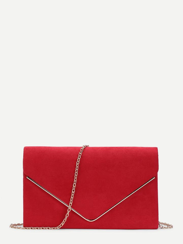 Shein Metal Detail Flap Chain Bag