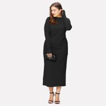 Shein Plus Drop Shoulder Maxi Dress