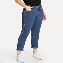 Shein Plus Stitch Line Side Jeans