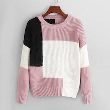 Shein Color-block Drop Shoulder Jumper