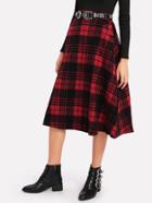 Shein Tartan Plaid Skirt