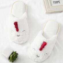 Shein Faux Fur Round Toe Slippers